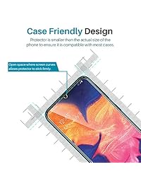 Protector de pantalla para Samsung Galaxy A10e, vidrio templado, sin burbujas, dureza 9H, 3 unidades