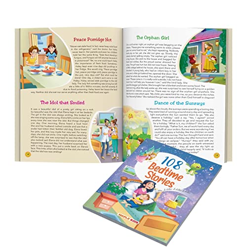 108 Bedtime Stories (Illustrated) - Story Book for Kids - Fairytales - 4 Years to 10 Years Old - English Short Stories for Children - Read Aloud to Infants, Toddlers 4