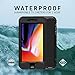 LifeProof NÜÜD Series Waterproof Case for iPhone 8 Plus (ONLY) - Retail Packaging - SNOWCAPPED (Bright White/Sleet)