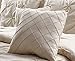 Unique Home 8 Piece Maison Pinch Pleat Reversible Trellis Bed in a Bag Comforter Set (Taupe/Taupe, Cal-King)
