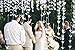 Hangnuo 50 PCS Origami Paper Cranes Folded DIY Japanese Crane Mobile String Garland for Wedding Party Backdrop Home Decoration, White