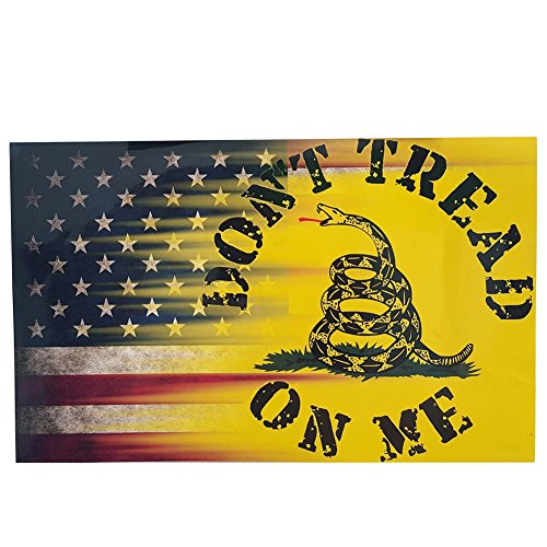 BleuMoo 1Pc Dont Tread On Me Gadsden USA American Flag Car Decal Sticker - Thumbnail 5