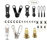 Replacement Zipper ,Zipper Repair Kit for Zipper Fix Instant by BesTim Digital(29Pack)