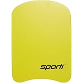 Sporti Kids Swim Kickboard, Junior EVA Foam Training Board, Swimming Aid | 14 x 10.5 x 1.125 in, Rounded Edges, Comfortable Grip, Contoured Underside, Kick Practice, Learn-to-Swim Aid, Pool Training