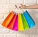Neon Gift Bags with Handles for Birthday Party (6 Colors, 6.25 x 8.5 In, 24 Pack)