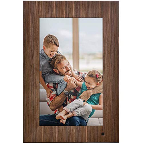 NIX Lux 13 Inch Digital Photo Frame X13B Metal - Wall-Mountable Digital Picture Frame with IPS Display, Motion Sensor, USB and SD Card Slots and Remote Control, 8 GB USB Stick Included