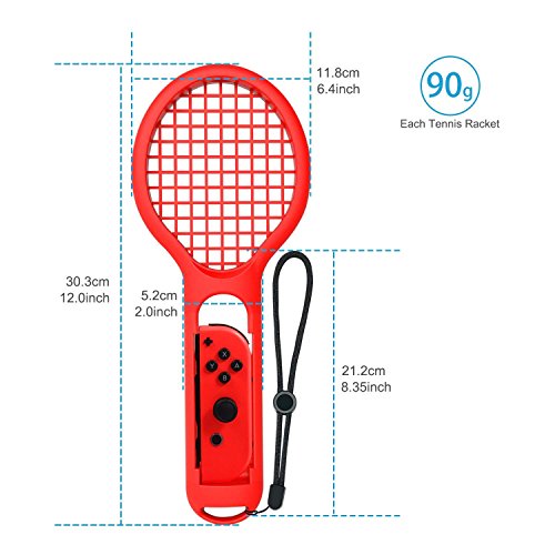 image for Nijiakin Tennis Racket for Nintendo Switch - Switch Tennis Racket for 