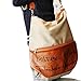 Women girl Bag, Gillberry Canvas Handbag Backpack Rucksack School Shoulder Bag (Beige)