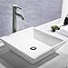 Comllen White Porcelain Ceramic Vessel Bathroom Sink Art Basin