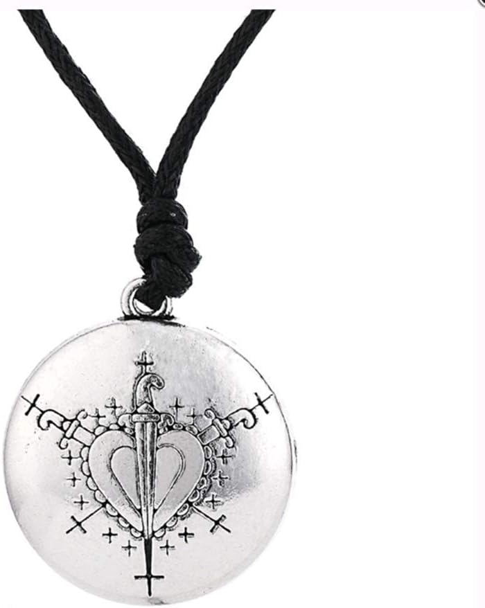 Love Talisman Chain Necklaces Hand Stamped Hoodoo Ezili Freda Voodoo Pendant Amulet Necklace