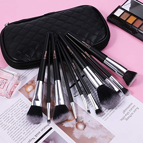 image for DUcare Makeup Brushes 10Pcs Gift Professional Set Premium Synthetic Ka