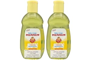 Baby Magic 2 Mennen Cologne 6.76 Fl Oz (2 Colonias Mennen Para Bebe 200 Ml)