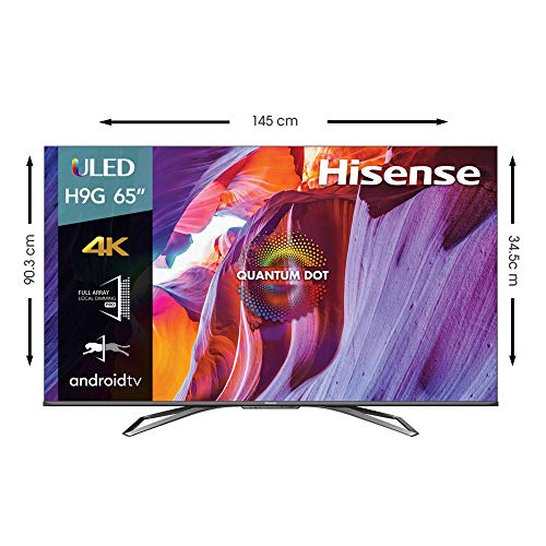 Hisense 65-Inch Class H9 Quantum Series Android 4K ULED Smart TV with Hand-Free Voice Control (65H9G, 2020 Model) - Image 2