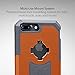 Rokform Rugged Series iPhone 8 Plus Case / iPhone 7 Plus Case , Protective magnetic case with twist lock and universal magnetic car mount (Orange)