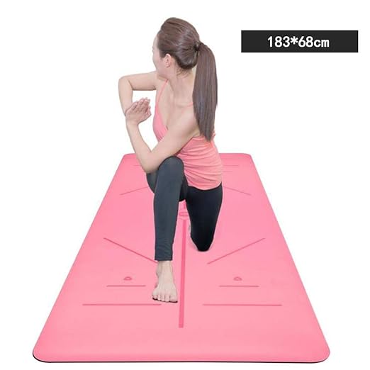 Alfombrilla de Yoga de Viaje con Líneas de Alineación ...