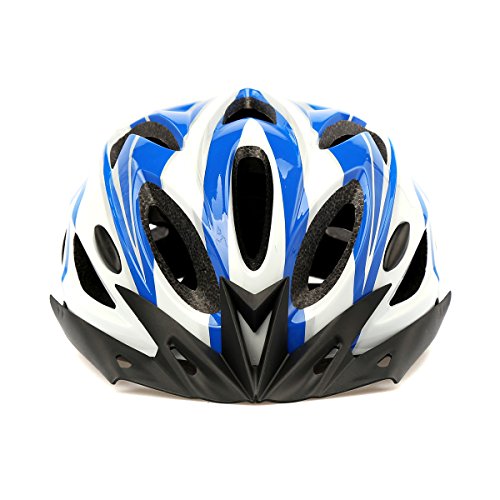 Crazy Mars Ultralight Stable Road/Mountain Mens/Womens Bike Helmet-blue+white