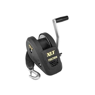 Cequent 142311 Fulton XLT Single Speed Winch - 4.1:1 Gear Ratio, 1400lb.