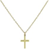 Mikovivi Cross Necklace, Dainty Cross Necklace for Women Gold Plated Cross Pendant Necklace Women's Gold Jewelry for Women Trendy Gold Jewelry Gift