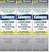 Salonpas LIDOCAINE PLUS 3 oz Pain Relieving Cream! Maximum Strength 4% Lidocaine for Numbing Pain Relief! (3 PACK)