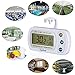 Digital Fridge Refrigerator Thermometer - Fridge/Freezer/Room Thermometer With Hook,Waterproof Large LCD Display Max/Min Record, for Kitchen, Home, Restaurants (2Pack, Battery Included)