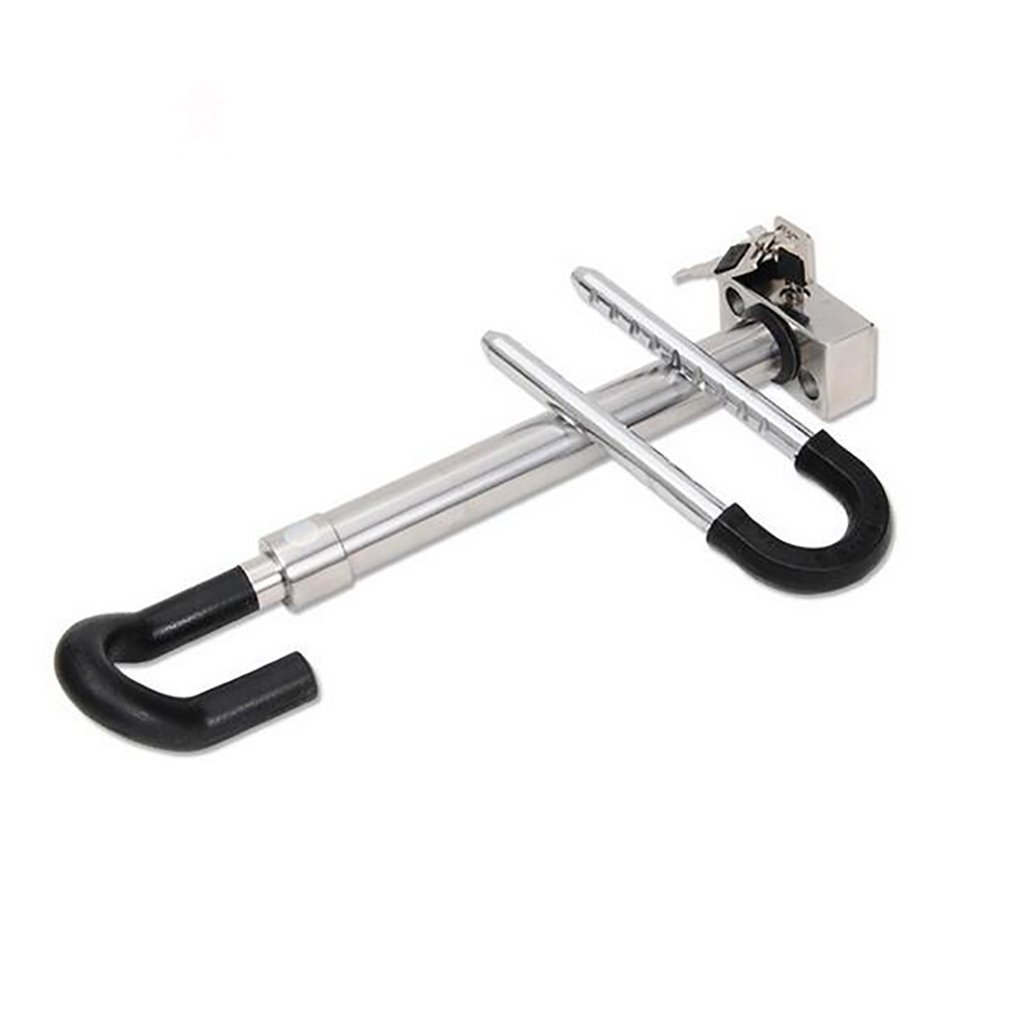 人気特価激安 ステアリングホイールロック調整可能車ブレーキクラッチペダルロックトラックvan車アンチ盗難セキュリティデバイス B07dnysnv3 お歳暮 Lactld Org