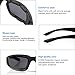 3 Pair Motorcycle Riding Glasses Padding Goggles UV Protection Dustproof WindproofMotorcycle Sunglasses with Smoke/Dark Lens for Outdoor sports Actives