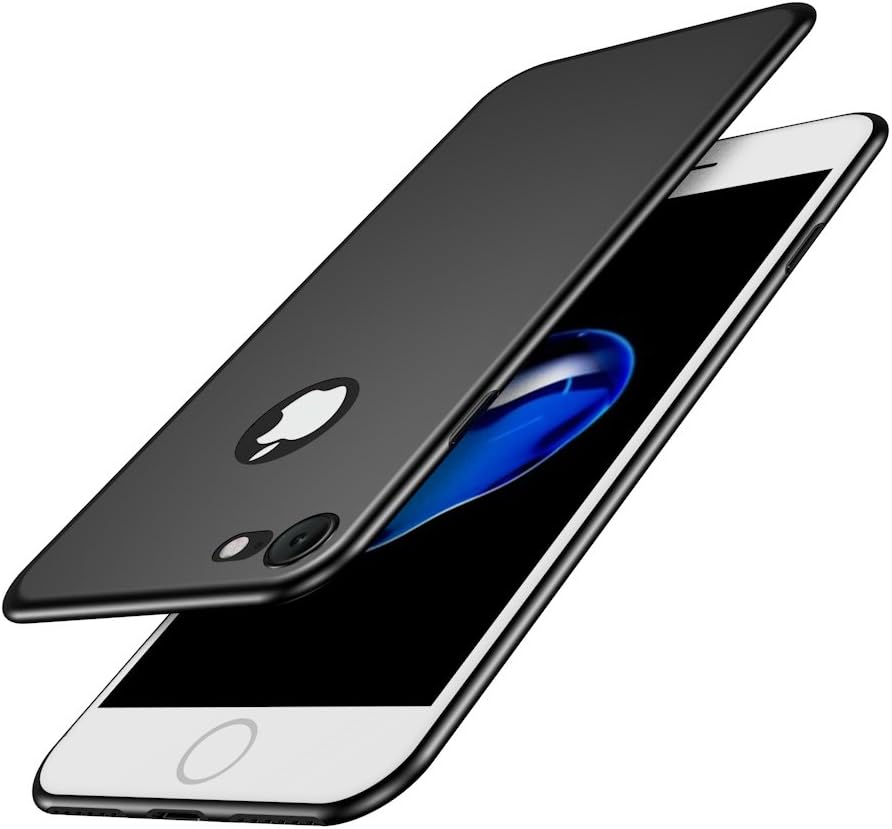 iPhone 7 Case, [0.5mm] Ultra Thin [ Perfect Slim Fit ] Thinnest [Light Weight] Soft Flexible Protect Case for Apple iPhone 7 4.7 inch YAKANALA [Black]