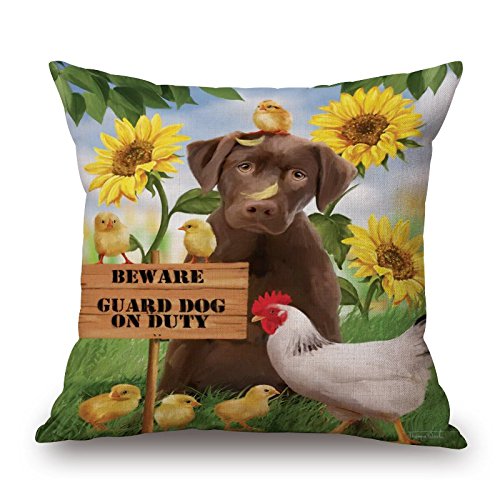 Throw Pillow Case Of Dog 20 X 20 Inches / 50 By 50 Cm,best Fit For Him,bar,teens,dining Room,christmas,boy Friend 2 Sides