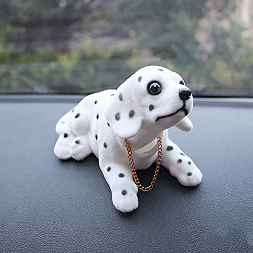 Putars Car Doll Car Accessories Cute Creative Dog Ornaments Doll Toy Car Accessories Dashboard for Car Interior Decoration Shaking Head Toy Kid's Gift Car Interior Decorations