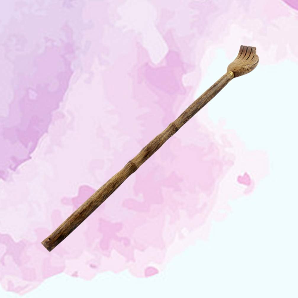 Milisten Back Scratcher Wooden Back Long Handle Self for Home Men and Relieve Itching Body Relax, As Shown - Image 4
