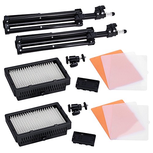 Neewer photography 304 led studio lighting kit, includi…