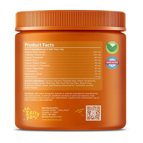 2 Zesty+Paws+Calming+Soft+Chews