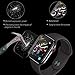 【Upgraded Version】【Full Glue Coverage】 Apple Watch Series 4 44mm Screen Protector, TopACE 9H Hardness Full Coverage Bubble Free Tempered Glass 0.3mm Film for Apple Watch Series 4 44mm (Black)