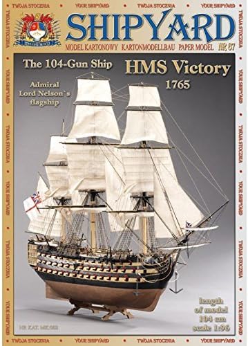 Vessel Shipyard Hms Victory 1765 Paper Model Kit Scale 1:96…