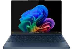 Lenovo Yoga 9i 2-in-1 Aura Edition 14" Copilot+ Laptop (2025) - Intel Ultra 7 258V 8-Core, 32GB RAM, 1TB M.2 NVMe SSD, 14.0" 2.8K OLED Touchscreen 1100-Nits, Windows 11 Pro - Cosmic Blue