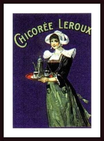 Printfinders Chicoree Leroux - Giclee, Framed Black Wood, White Matte