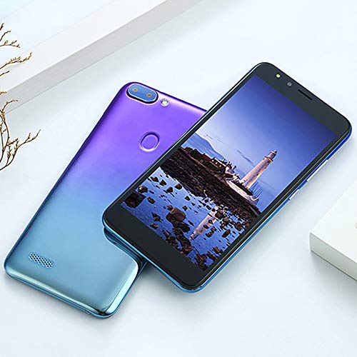 Unlocked Cellphone | Inkach 5.5 inch Android 6.0 Octa-Core Processor Smart Phone | Dual Camera 3G WiFi GPS Mobile Phone | 512MB RAM /4G ROM Dual SIM Card Cell Phones (Purple) - Thumbnail 5