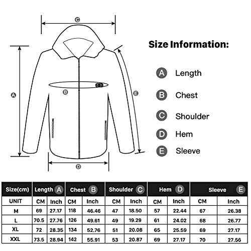 COZIHOMA Heated Jacket Soft Windproof Heated Vest USB Electric Heating Clothes
