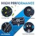 DJI 4X4 LED Pods 2Pcs 5'' 72w LED Light Bar OSRAM Flood Beam Driving Lights Off Road LED Cubes Work Light Bar for Trucks Jeep ATV UTV SUV Boat Marine, 2 Years Warranty