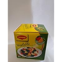 Maggi Vegetable Flavor Bouillon Cubes, 25 cubes