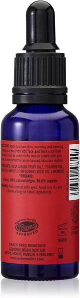 Neal's Yard Remedies Organic Rosehip Oil Vegan Anti-Aging Hyperpigmentation view 2