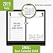 AT-A-GLANCE 2019 Daily Desk Calendar Refill, 3-1/2