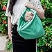 Tyhocent Pet Dog Cat Carrier Sling Hands Free Puppy Outdoor Travel Bag Portable Pet Shoulder Bag Nail Clipping Cleaning Grooming Bag, Washable and Foldable,Fit Below 18lb Cats&Dogs (Green)