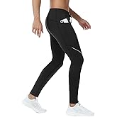 SPEXIAL Men's Fleece Lined Running Tights Winter Cycling Compression Pants Thermal Leggings Cold Weather Gear