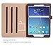 ProCase Samsung Galaxy Tab A 9.7 Case - Standing Cover Folio Case for 2015 Galaxy Tab A Tablet (9.7 inch, SM-T550 P550), with Multiple Viewing Angles, auto Sleep/Wake, Document Card Pocket (Brown)