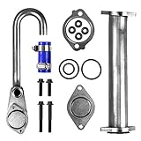 6.0 EGR Valve Pipe Kit fits Ford 6.0L Diesel Powerstroke | 03-07 Ford Super Duty F250 F350 F450 F550, 03-05 Ford Excursion, 04-10 Ford E350 E450 | Replace 904-228, 3C3Z6A642CA