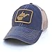Homeland Tees Men's West Virginia Home Mesh Trucker Hat - Blue/Gold