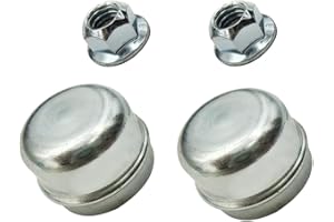 DOUQANG Pair Front Axle Nut Dust Grease Cap For Ford Expedition 2006-2022 For Ford F-150 2004-2023 For Ford Lobo 2004-2023 Fo