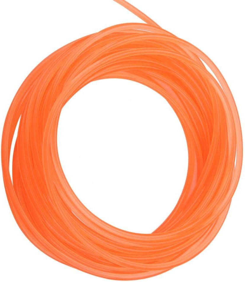 Wifehelper PU Belt Circular Section Smooth Surface Transmission Belt PU High Performance Round Urethane Transmission Orange (5mm*10m) - Image 3