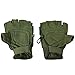 Maddog Tactical Half-Finger Paintball and Airsoft Gloves - Olive Green - Small/Medium